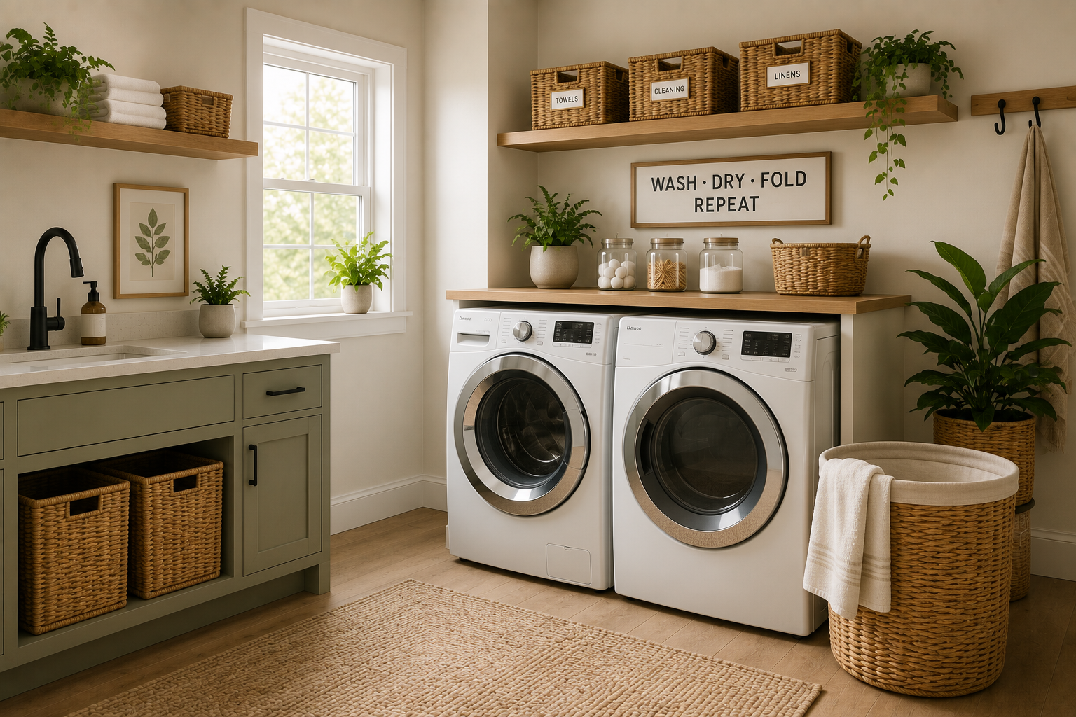 Laundry Room Organization