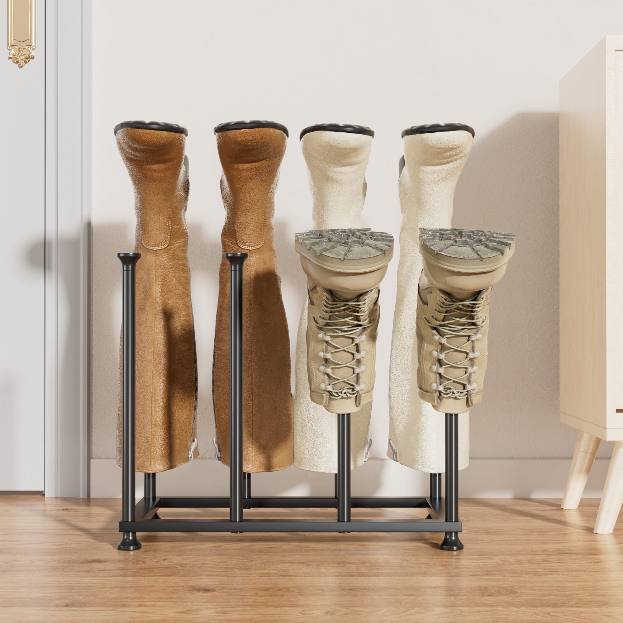 Premium Boot Organizer Stand | Vertical Boot Storage Rack
