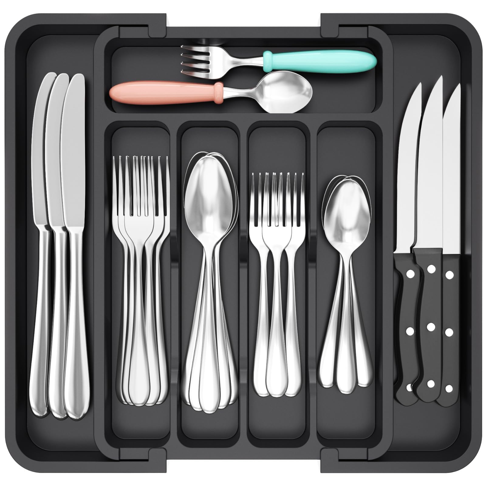 Expandable Silverware Drawer Organizer
