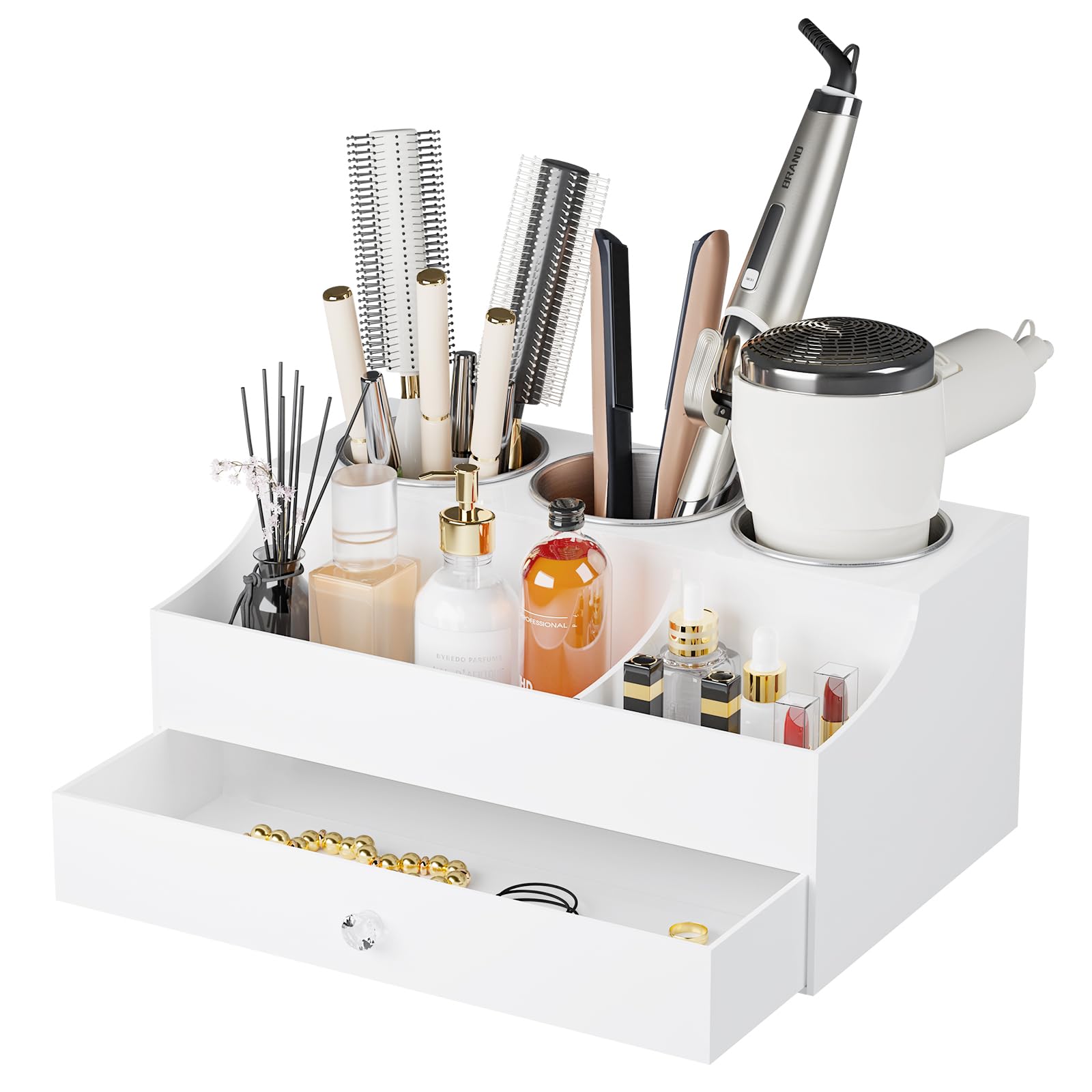 Space Made Simple Bathroom Beauty Organizer in White