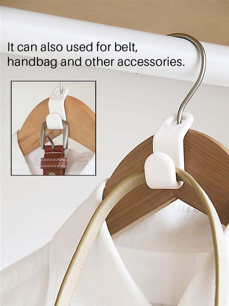 Closet Space Saving Connector Hooks | 40 Pack