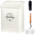 Magnetic Laundry Lint Bin with Cleaning Brush