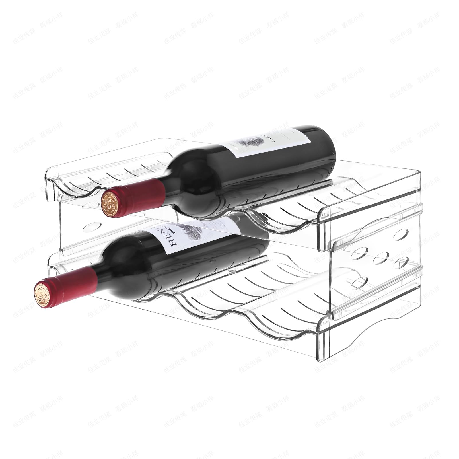 Space Made Simple Stackable Wine Rack Organizer