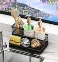 Rustproof Kitchen Sink Organizer with Sponge Holder