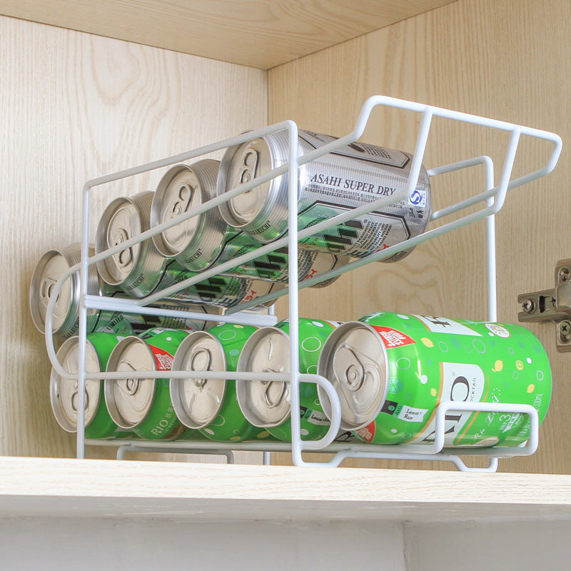 SpaceSaver Two-Tier Can Organizer Rack