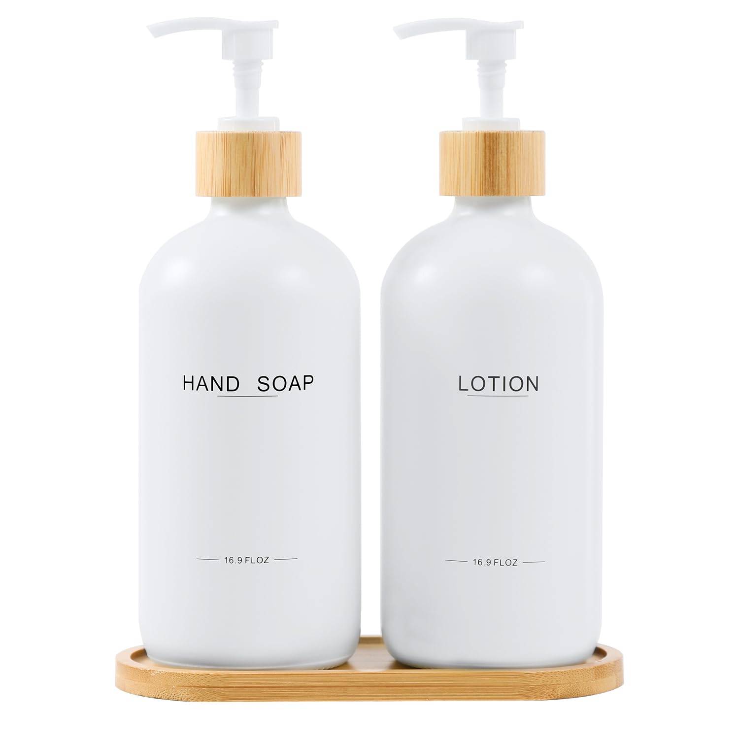 Luxury Bathroom Soap & Lotion Dispenser Set