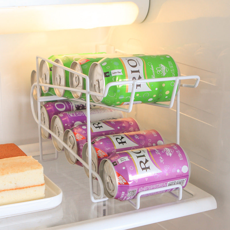 SpaceSaver Two-Tier Can Organizer Rack