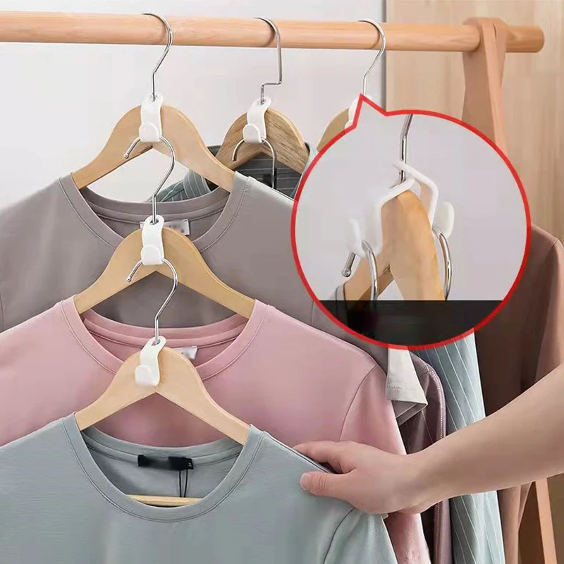 Closet Space Saving Connector Hooks | 40 Pack