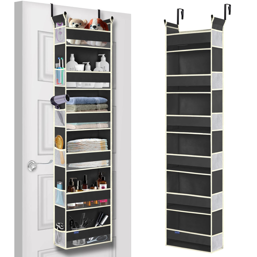 6-Shelf Over-the-Door Storage Organizer with Side Pockets