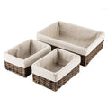 Handwoven Wicker Storage Basket Set