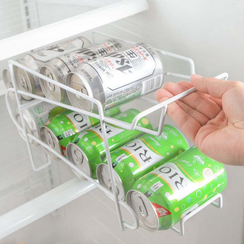 SpaceSaver Two-Tier Can Organizer Rack