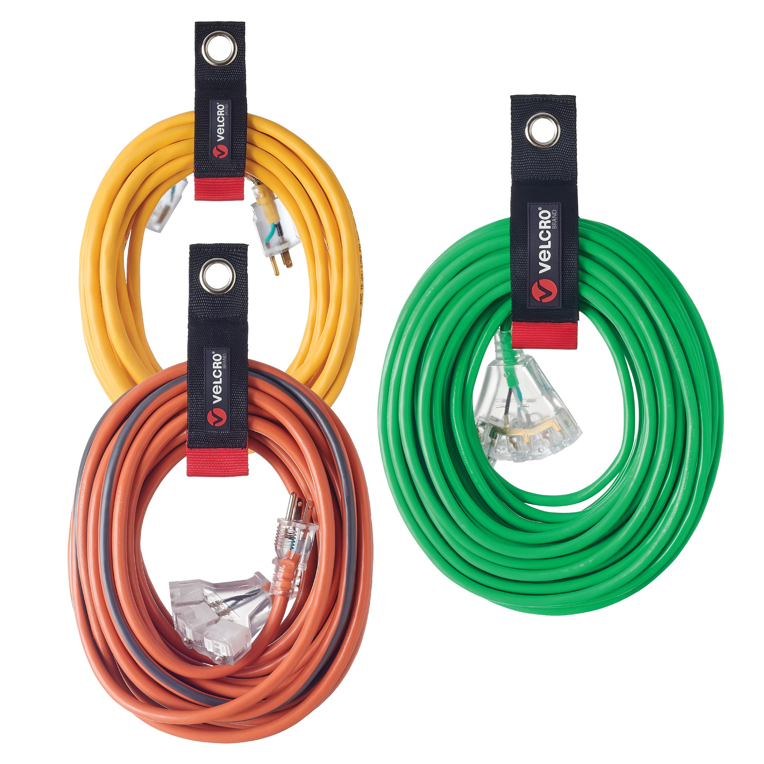 VELCRO® HEAVY DUTY CORD & HOSE STORAGE STRAPS - 3 PACk
