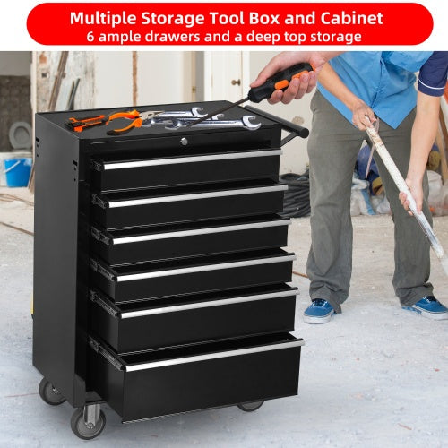 Heavy Duty 6 Drawer Rolling Tool Chest