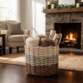 Brown, Tan & Light Tan Ombre Rope Basket