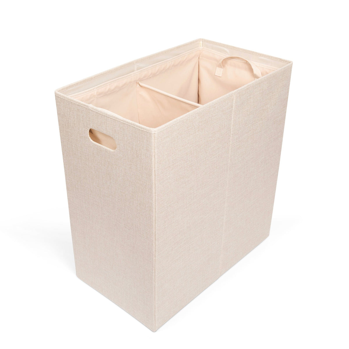 Divided Laundry Hamper with Removable Lid