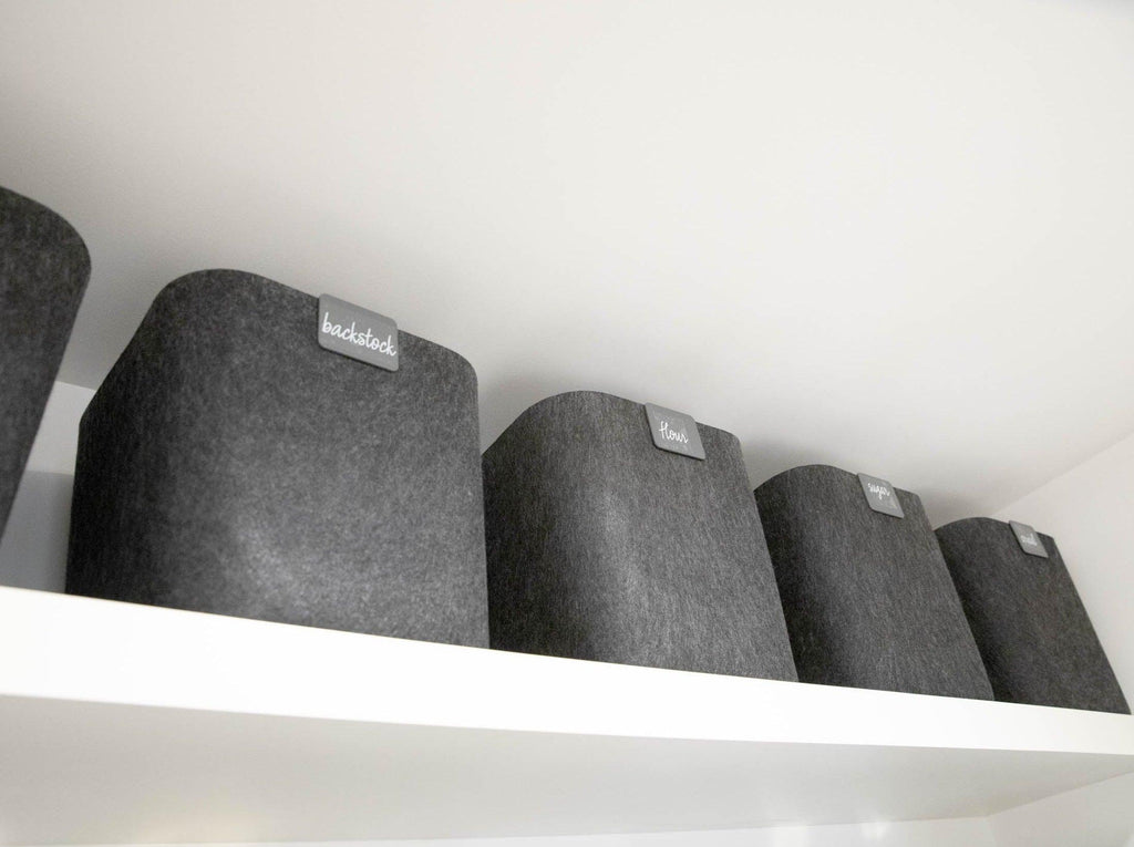 Sculpted Felt Storage Bin