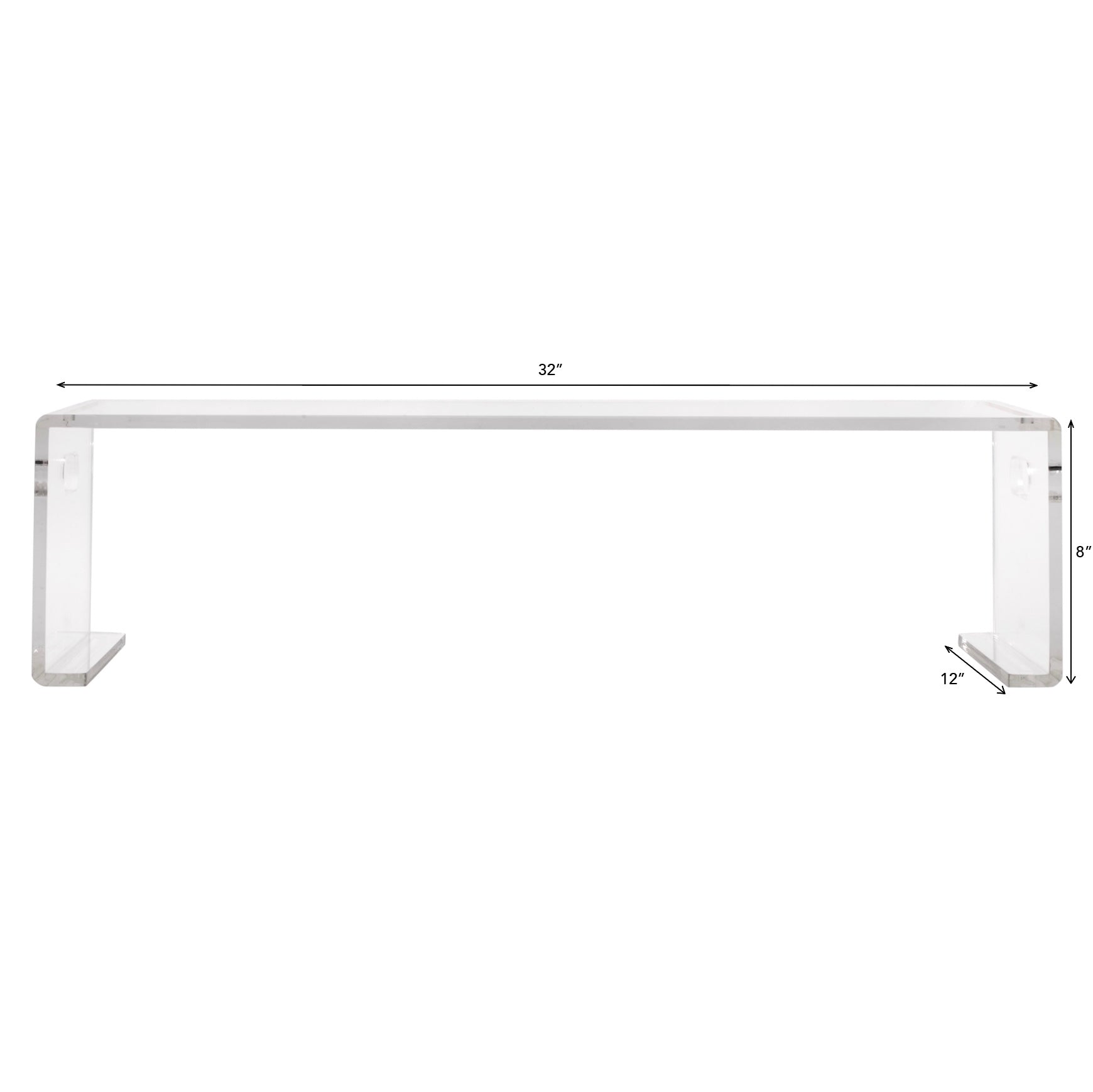 Stackable Acrylic Shoe Shelf