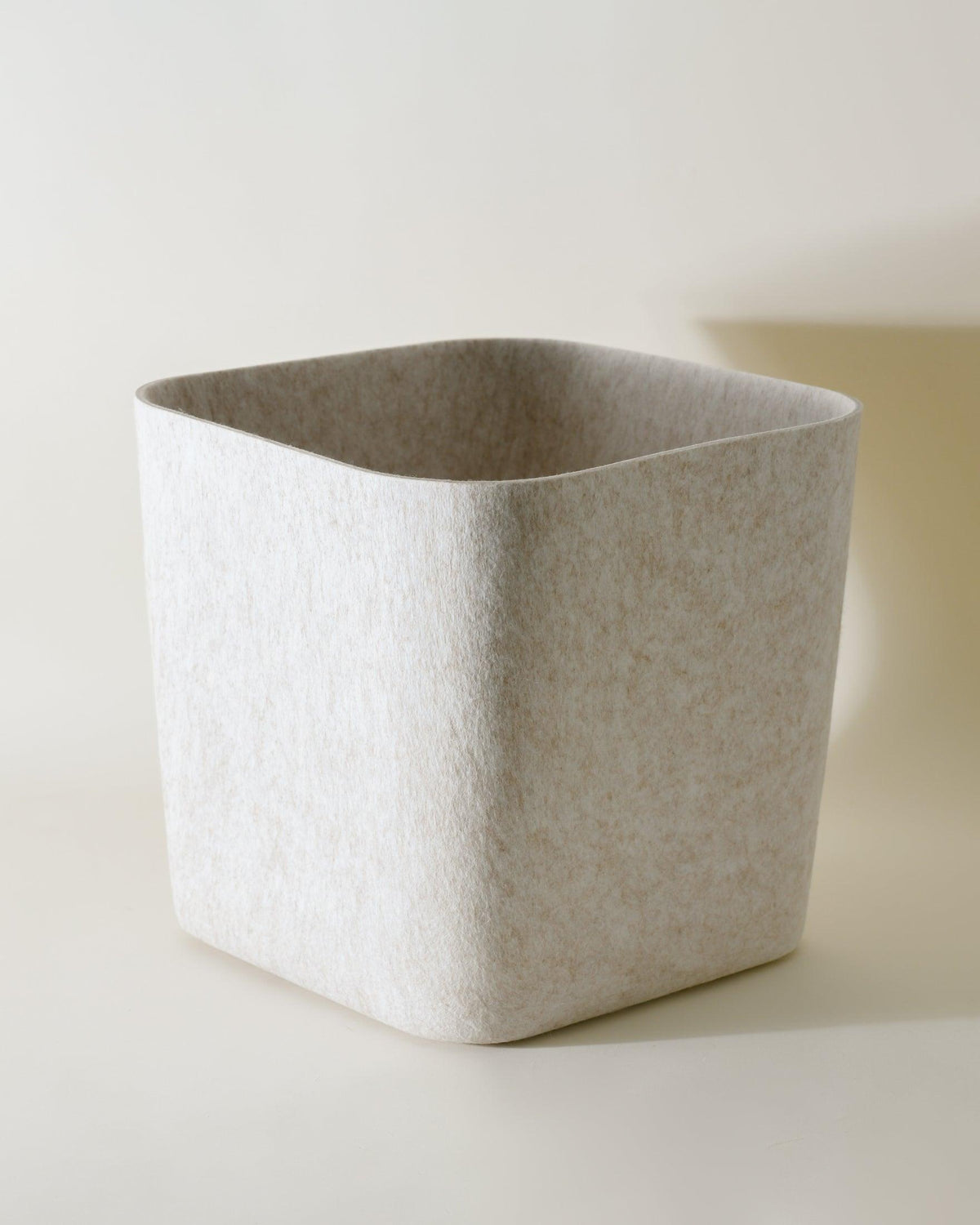 Sculpted Felt Storage Bin