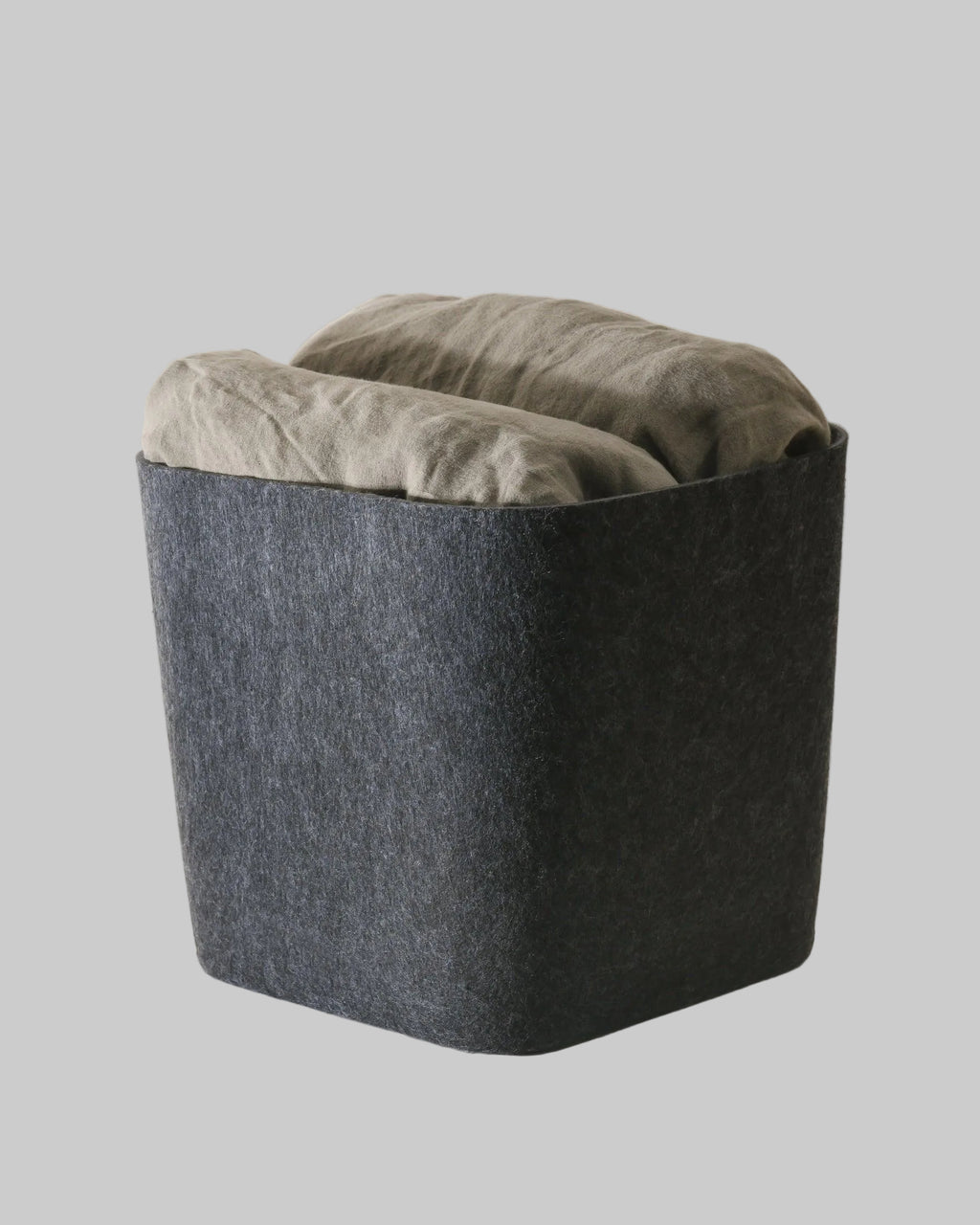 Sculpted Felt Storage Bin
