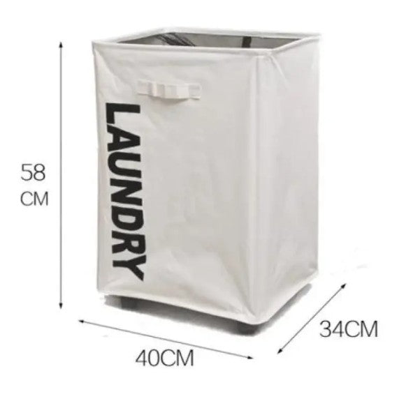 Slim Rolling Laundry Hamper | Space Made Simple