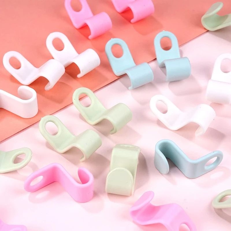 Closet Space Saving Connector Hooks | 40 Pack