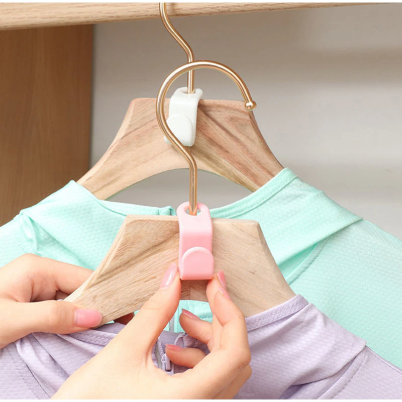 Closet Space Saving Connector Hooks | 40 Pack