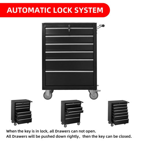 Heavy Duty 6 Drawer Rolling Tool Chest