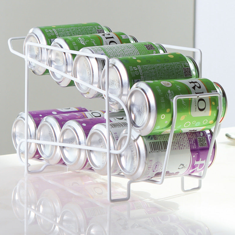 SpaceSaver Two-Tier Can Organizer Rack