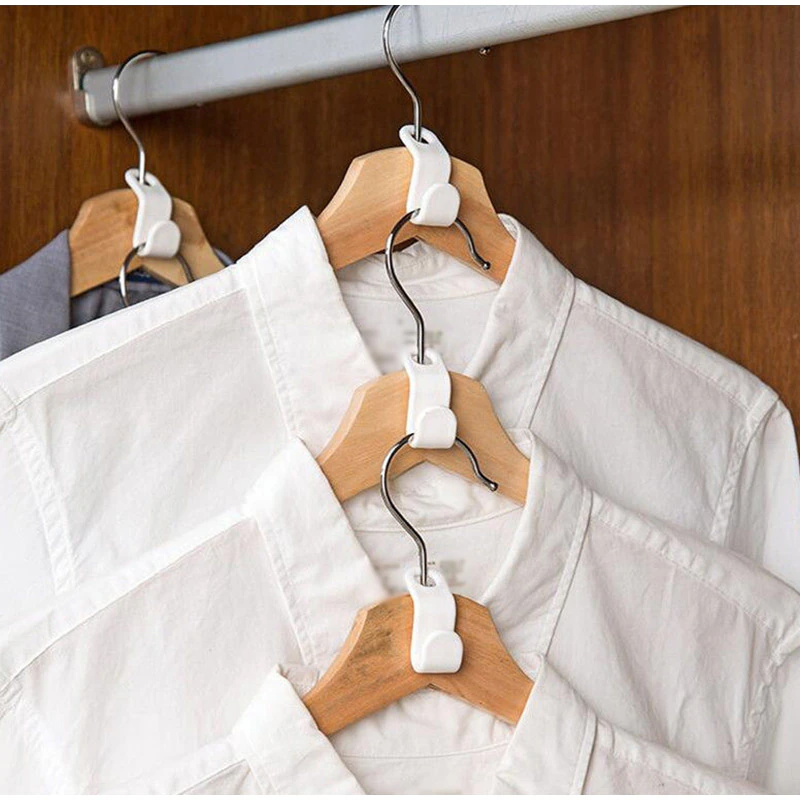 Closet Space Saving Connector Hooks | 40 Pack