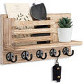 Entryway Key & Mail Organizer Shelf